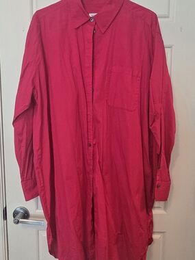 Hudson North Fuschia Shirt DRESS